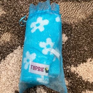 NEW. TURBIE Hair towel. Bright Blue.